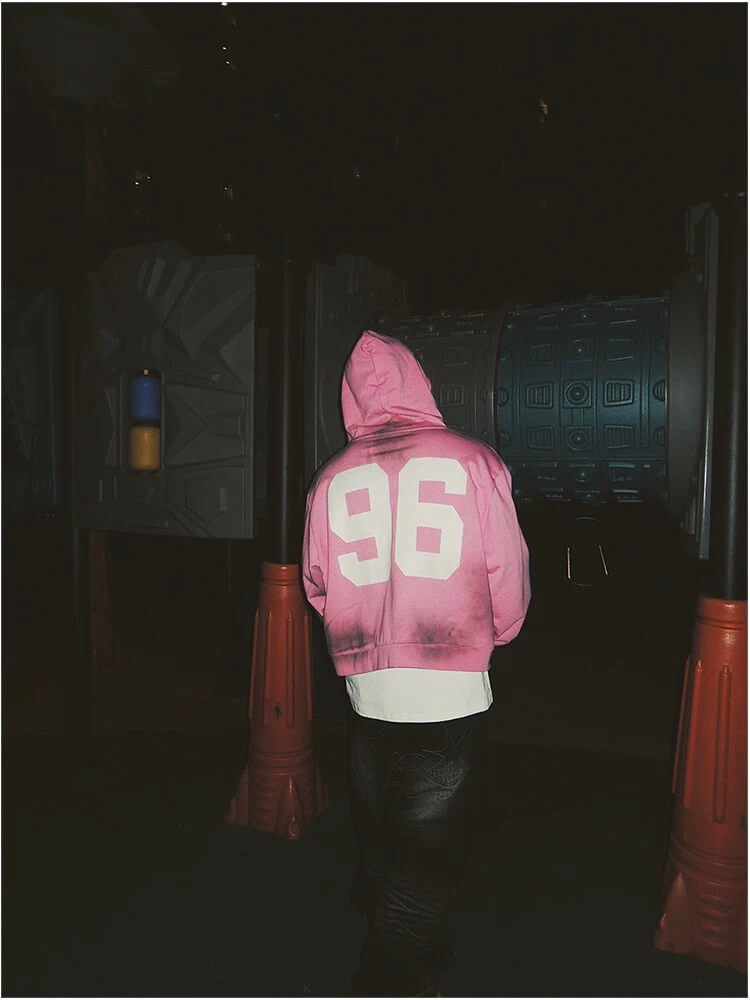 EVETS Old Dirty Graphic Zip Up Hoodie