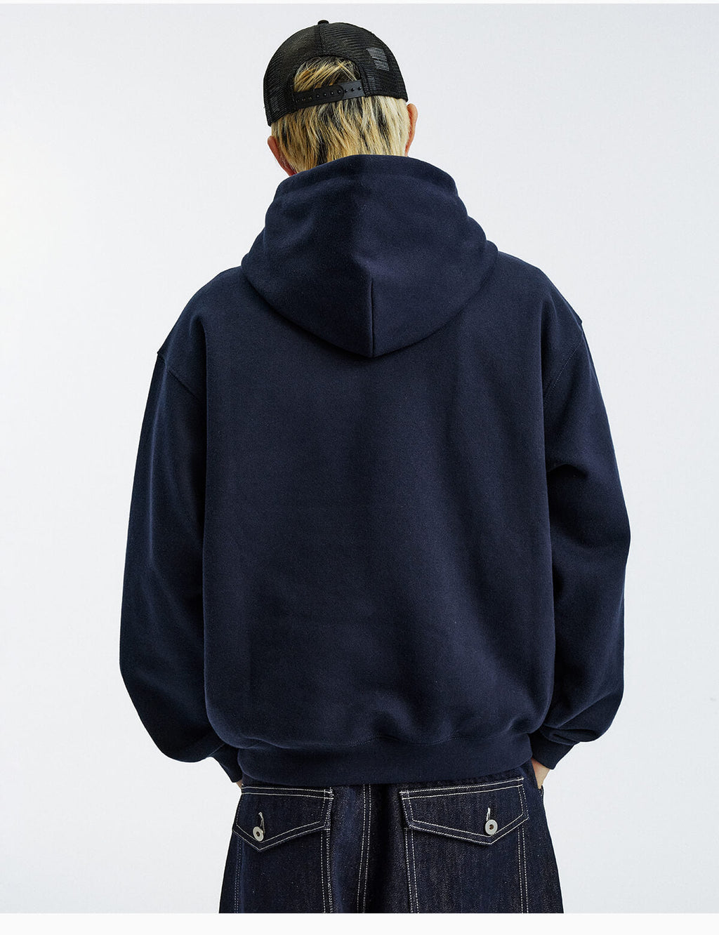 MEDM Leopard Faux Fur Layered Hoodie