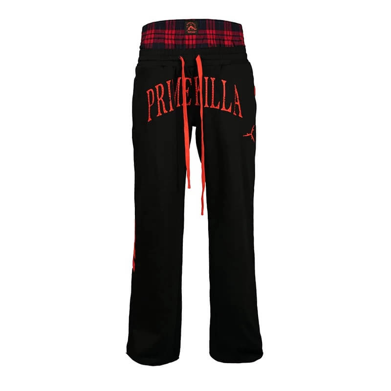TGFCLUB PRIME KILLA Print Rhinestone Double Waist Sweatpants