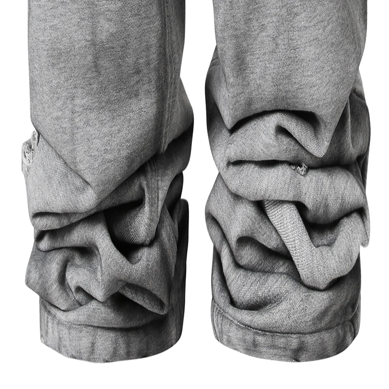 KARMANISTIC Distressed Flag Print Jogger Sweatpants
