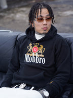 TGFCLUB Mobbro Embroidered Print Hoodie