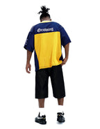 F3F Select Big Letter A Color Block Mesh Short Sleeve Jersey