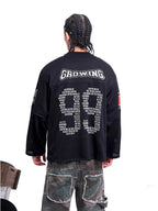 F3F Select 99 V Neck Mesh Long Sleeve Jersey