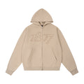 1807 Logo Studs Zip Up Hoodie
