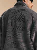 1807 ROLLTHEDICE Printed Sherpa Jacket