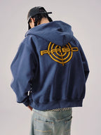 Remedy Terry Embroidery Zip Up Hoodie