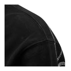 KARMANISTIC Rhinestone Logo Dirty Dye Zip Up Hoodie
