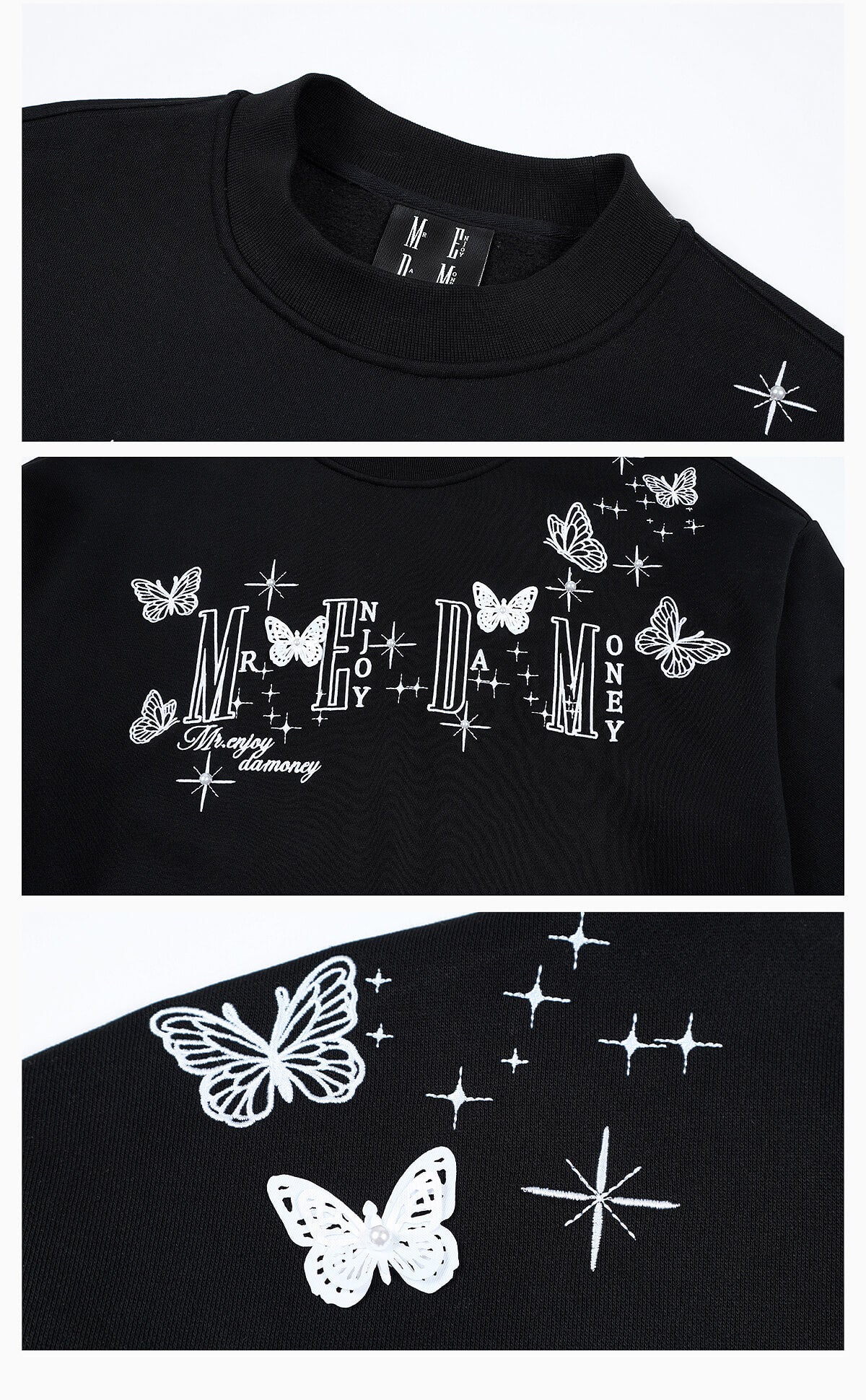 MEDM 3D Butterfly Logo Sweatshirt