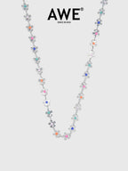 AWE Rainbow Small Daisy Chain Necklace