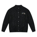 MEDM Speckled Cable Knit Cardigan