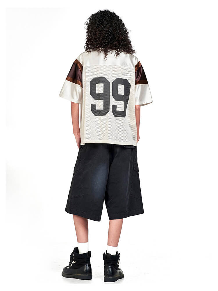 F3F Select 99 Color Block Mesh Short Sleeve Hockey Jersey