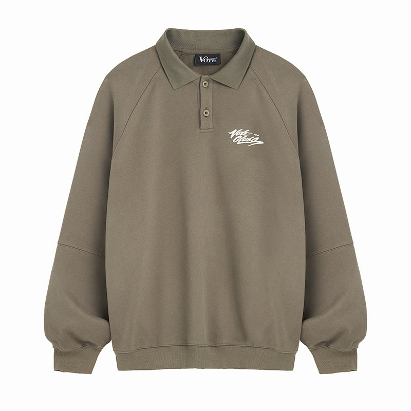 VOTE Handwritten Vote Clubs Polo Sweatshirt
