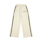 MEDM Color Matching Wide Leg Track Pants