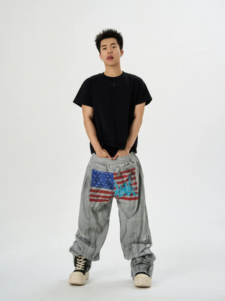 KARMANISTIC Standard Logo Embroidery Boxy Fit Tee