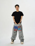KARMANISTIC Standard Logo Embroidery Boxy Fit Tee