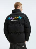 MEDM Gradient Embroidered Puffer Jacket