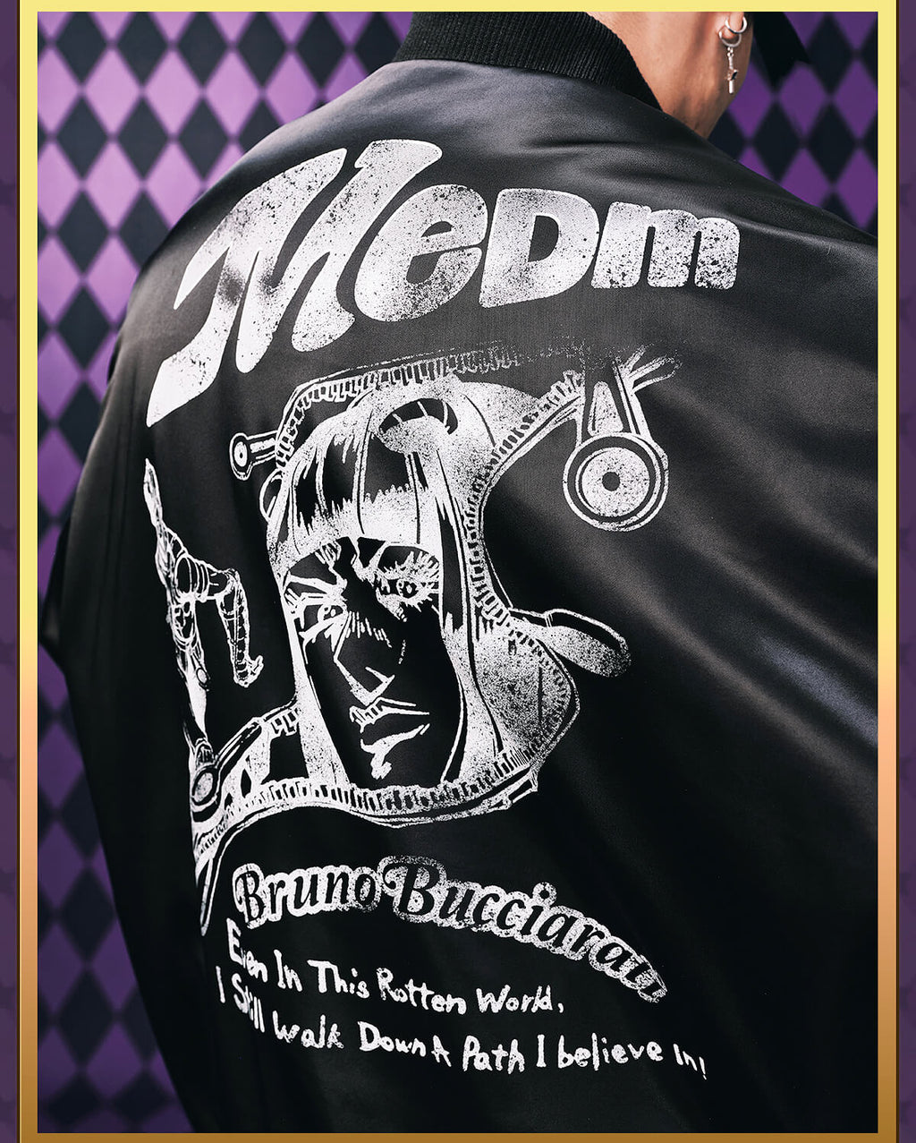 MEDM × JOJO Multi Zip Bomber Jacket