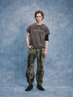 SOD Co. NUMB Print Distressed Washed Tee