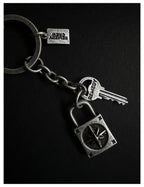 Remedy Key Lock Metal Keychain
