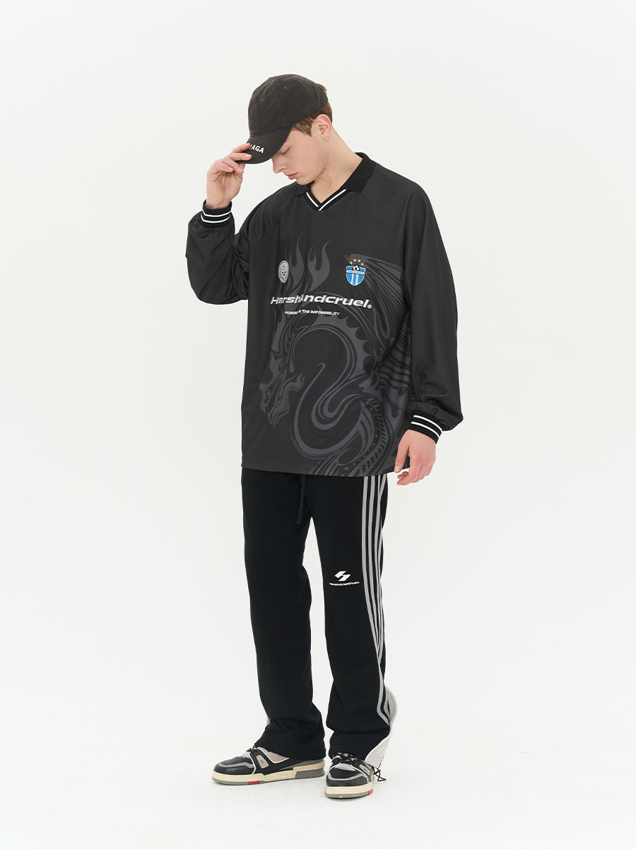 Harsh and Cruel Dragon Logo Jersey Shirt