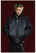 Remedy Pleated Back Design MA-1 Bomber Jacket