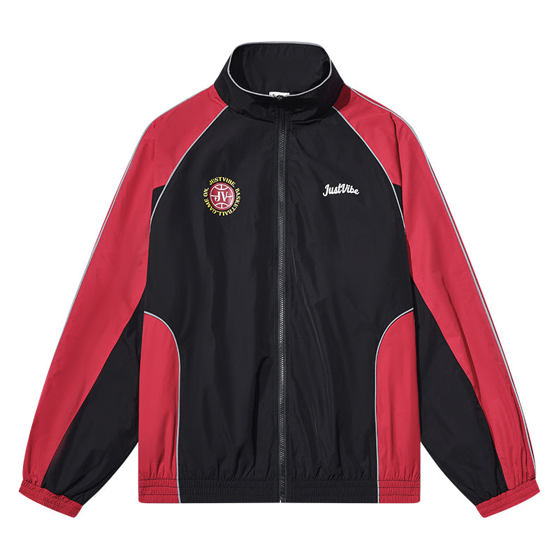 JUST VIBE Colorblock Track Jacket and Pants