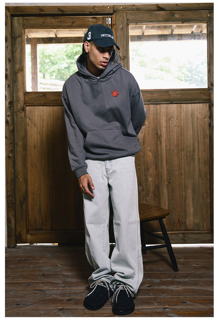Remedy Metal Wax Seal Chain Embroidered Hoodie