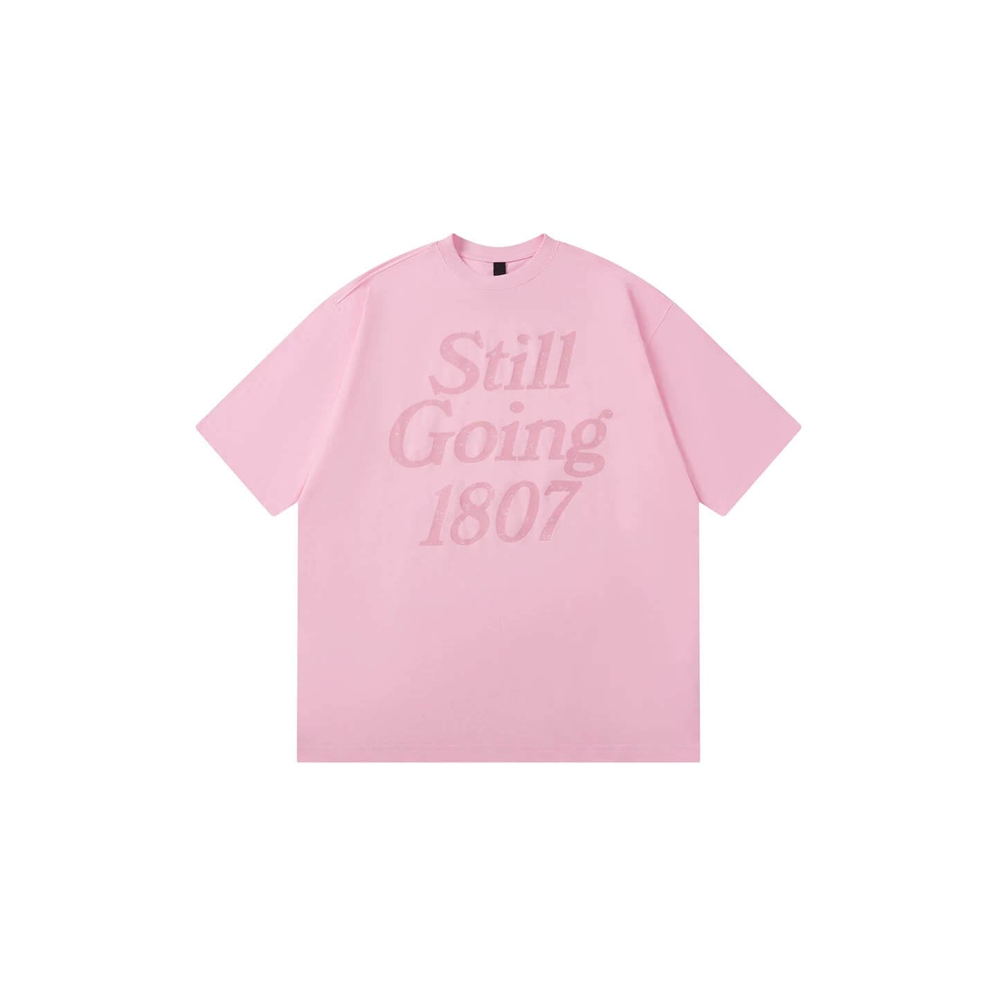 1807 Still Going Glitter Print Short Sleeve Tee