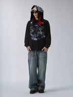 F2CE Washed Dark Print Long Sleeve Tee