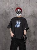 UNDERWATER Vintage Washed Destroyed Print Tee