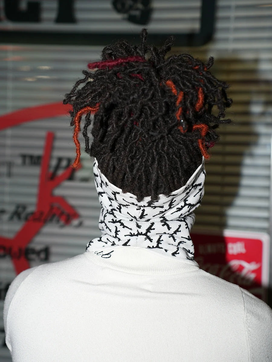 TGFCLUB All Over Logo Knit Face Mask