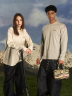 S45 Reverse Stitch Small Logo Long Sleeve Tee