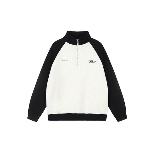 Achock Color Blocking Half-Zip Sweatshirt