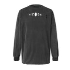KARMANISTIC Standard Logo Washed Distressed Long Sleeve Tee