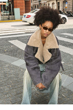 STEEPC Suede Shearling Jacket