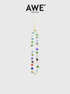 AWE Colorful Flower Star Pearl Necklace