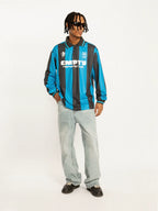 EMPTY REFERENCE Striped Sports Long Sleeve Polo