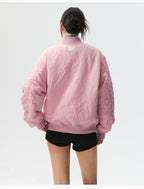 MEDM Crinkled Nylon MA-1 Bomber Jacket