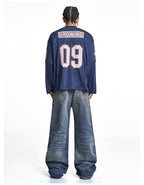 F3F Select 09 Numbered Mesh Long Sleeve Hockey Jersey
