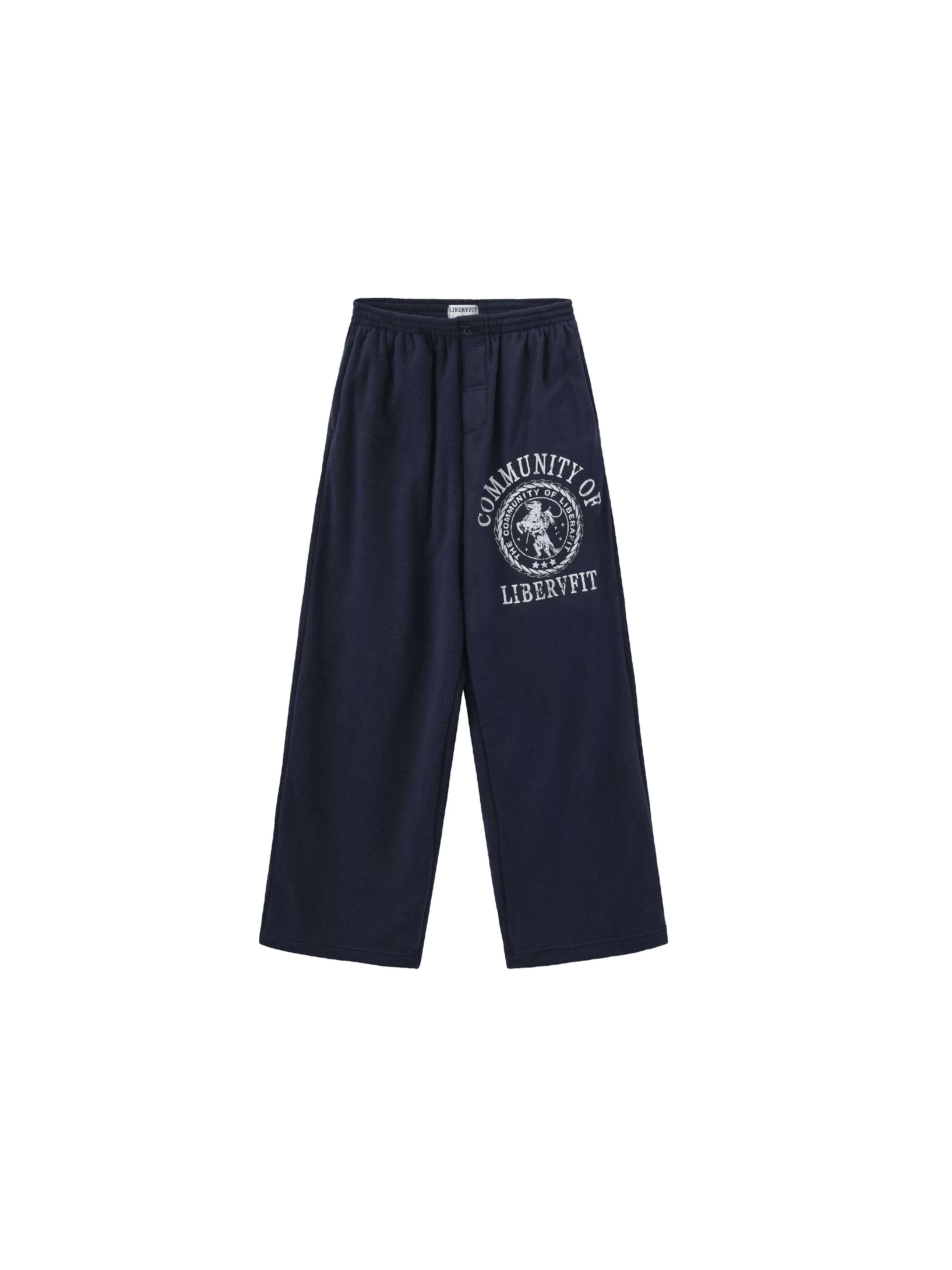 LIBERAFIT Hand Painted Polar Fleece Baggy Sweatpants
