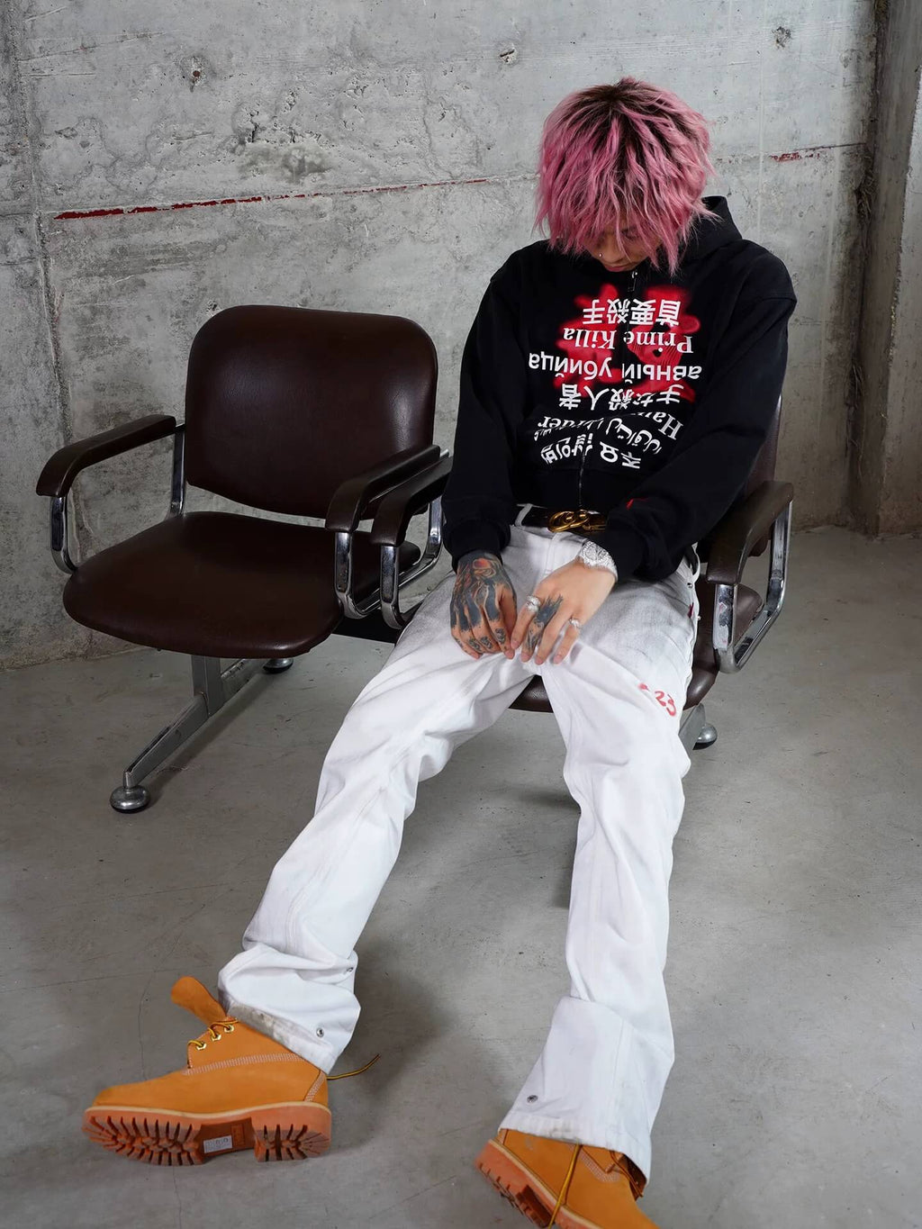 TGFCLUB Prime Killer Graphic Cropped Zip Up Hoodie
