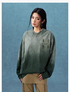 MEDM Gradient Washed Long Sleeve Tee