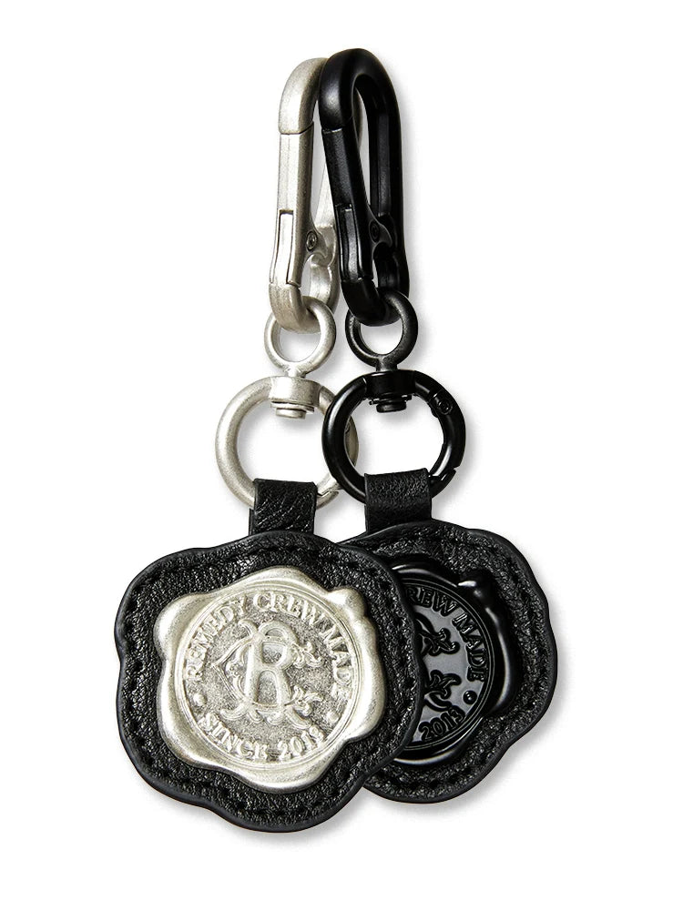 Remedy Metal Wax Seal Keychain Charm