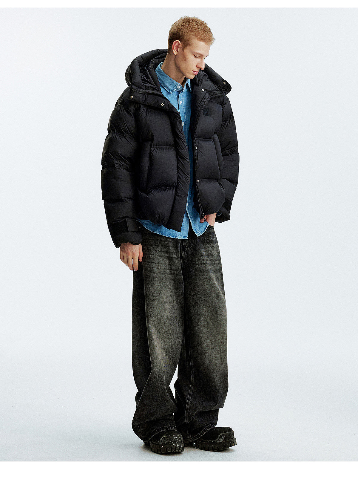 MEDM Ultralight High Gram Weight Hooded Down Jacket