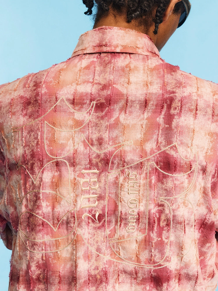 1807 Plaid Faded Long Sleeve Shirt