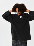 KARMANISTIC Standard Logo Washed Distressed Long Sleeve Tee