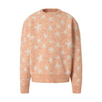 YADcrew All Over Star Fuzzy Knit Sweater