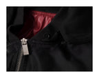KARMANISTIC Embroidered Hooded Puffer Bomber Jacket
