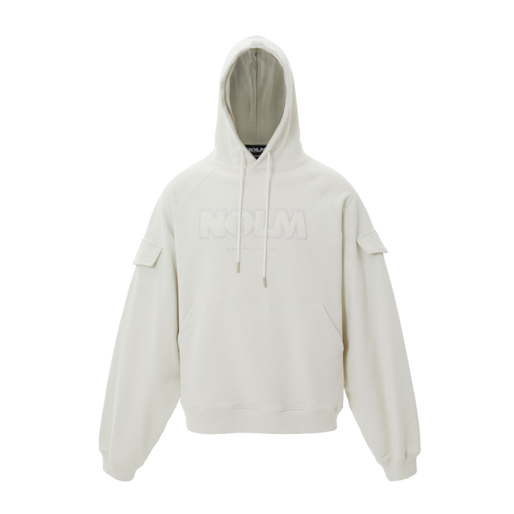 STEEPC NOLM Embroidered Logo Loose Hoodie