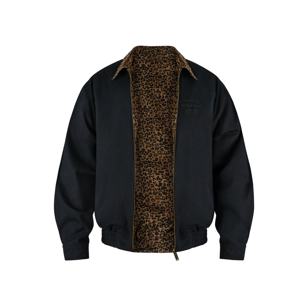 ANTIDOTE Leopard Reversible Detroit Jacket